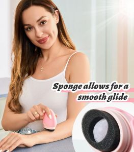 Sunscreen Applicator For Kids Adults & Families - BPA Free & Refillable Sunblock Buddy Brush Set with Protective Caps Sun Lotion Applicator Sun Cream Brush (Pink)