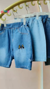5-14 Years Old Denim Jorts for Kids Short New Korean Style Middle Casual Maong Jeans Short for Kids Boys
