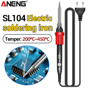 ANENG | ANENG SL104 Soldering Iron Kit 60W Adjustable Temperature 200℃~450℃ Ceramic Heating Core Electric Soldering Iron Repair Tools