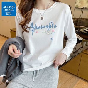Jeanswest | Áo Thun Dài Tay Form Slim Fit Đa Năng Cotton