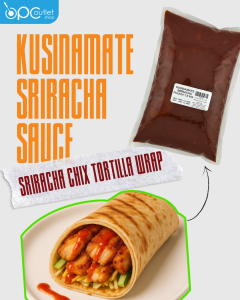Kusinamate Sriracha Sauce 1.5Kg ready to use sauce negosyo pack versatile for cooking marinade glaze coating consistent flavor