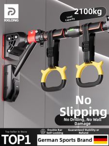 REXUELONG | Indoor Wall Mounted Pull-Up Bar for Exercise No Drilling