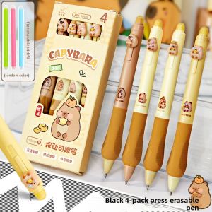 MONLEYTA | Capillara Soft Grip Erasable Pen For Primary Three Students Special Neutral Pen Black Crystal Blue Heat Sensible Erasable Pen