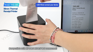 58mm Thermal Receipt Printer Multi Language Thermal Billing POS Printer Ideal for Supermarket Restaurant Retail Store Tax Bank