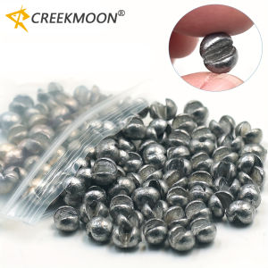 100pcs Round Split Shot Pure Lead Sinkers 0.3g-1g Weights Open Bite Removable Fishing Weight Sinker Carp Fishing Accessories