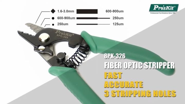 Pro'sKit 8PK-326 Fiber Optic Stripper | Lazada Singapore
