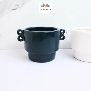 The Leaferie Mochi plant pots Ceramic flowerpot flowerpots flower pot planter planters