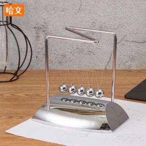 Cái Nôi Của Newton Cân Bằng Quả Bóng Thép Vật Lý Khoa Học Con Lắc Đồ Trang Trí Bàn Đồ Chơi