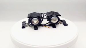 Universal 3-Mode LED Motorcycle Spotlights with Dual-Color Illumination and Fast Shipping