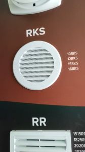 Cửa gió tròn NHỰA có lưới chắn côn trùng Era - RKS - Hàng Nhập Khẩu