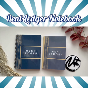 Rent Ledger Notebook – Track Unit Rent Water Electricity & Internet Payments Easily