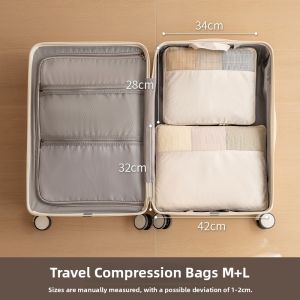 LANJIAOLUO | Travel Luggage Packing Organizer Underwear Portable Compartment Bag