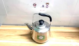 Ấm đun nước inox 5L Hilogi thái lan dung tích lớn có còi reo khi sôi sử dụng được trên bếp điện từ và các loại bếp