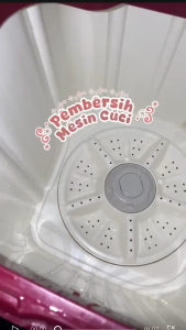 KLINBOS Serbuk Pembersih Mesin Cuci Antibakteri - Wasing Machine Cleaner 500 gram