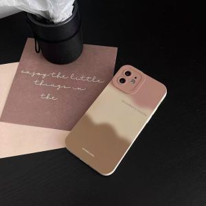 Simple English Gradient 17ProMax Eye Phone Case 13/14plus Huawei 16/15Pro Xiaomi Redmi 7/8 Couple Style 11/12 Honor Anti-Fall Protective Case
