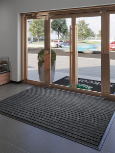 Outdoor Anti-Slip Entrance Mat Commercial Welcome Hotel Door Mat Absorbent Water Foot Pad Modern Chinese Style Mixed Fiber Rug