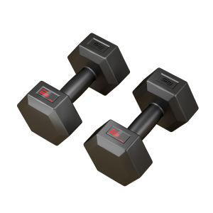 Li-Ning | Strength Training Dumbbells Hex Rubber Coated