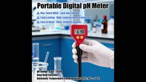 Bút Đo PH Kỹ Thuật Số 0.01 Máy Đo PH Có Độ Chính Xác Cao 0-14 Phạm Vi Đo Cho Nước Uống Bể Bơi Bể Cá - Công Cụ Đo PH