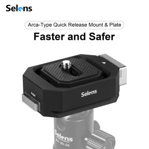 Selens Camera Quick Release Mount Plate Arca-Type Mount Adapter for DSLR