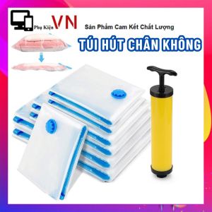 Túi Hút Chân Không Đựng Quần Áo Chăn Gối Trong Suốt Size (40x60) (80x60) Tiết Kiệm Không Gian - Túi Đựng Quần Áo Hút Chân Không Chống Bụi Và Ẩm Tiện Dụng