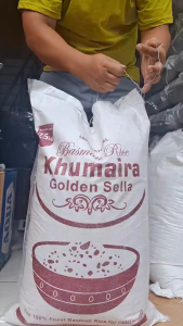 Beras Basmati KHUMAIRA GOLDEN SELLA Kemasan Repack Basmati Indian Rice - LAPAX BERAS