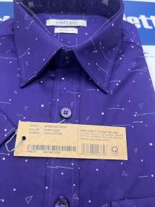 Áo sơ mi viettien ngắn tay lai ngang (6P0087)