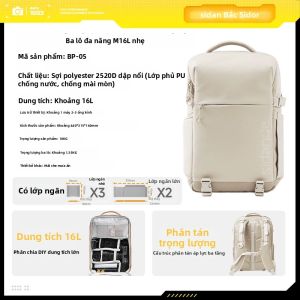 Sidande | Túi Đựng Thiết Bị Máy Ảnh Chống Nước Dung Lượng Lớn Đa Năng