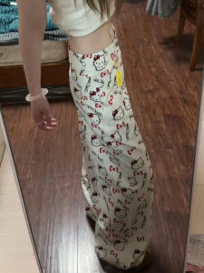 กางเกงยีนส์ขากว้างทรงตรงเอวสูงสำหรับผู้หญิง ทรงหลวม ทรงยาวถึงพื้น สไตล์เกาหลี ฤดูใบไม้ผลิ 2025 กางเกงยีนส์ทรงหลวมสำหรับผู้หญิง