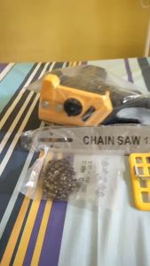 ZEHY High-Efficiency Corded Electric Chainsaw 12/16-inch with Pure Copper Motor and Import Quenching Chain