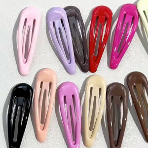 ONE-C1395 Jepit Rambut Wanita Polos Warna-Warni Lucu / Jepitan TipTop Korea Hair Pin Glossy Hairpin
