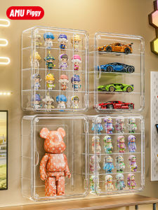 AMU·PIGGY | Wall-Mounted Acrylic Transparent Blind Box Display Shelf