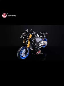 ใช้ได้กับเลโก้ยามาฮ่า MT-10SP ชุดเครื่องจักรกลมอเตอร์ไซค์สำหรับเด็กผู้ชาย ของเล่นบล็อกสร้างความยากสูง ของขวัญ