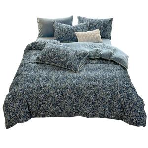 Skin-Friendly Fleece Duvet Cover Single Bedding Cover Warmth Quilt Envelope Pillowcase Four-Piece Set for Autumn And Winter