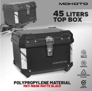 MOKOTO TOP BOX 45 LITERS MATTE BLAACK