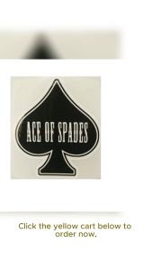 MOTORHEAD ROCK N ROLL BAND  VINYL STICKERS