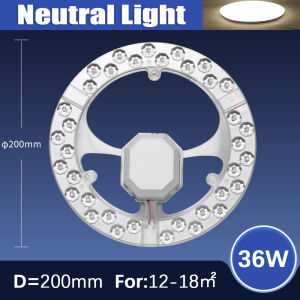 LED Panel Light 220V-240V Ceiling Light LED Module 24W-120W Round Ring Replacement LED Light Board for Indoor Ceiling Lighting