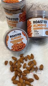 Kacang Almond Panggang Premium Roasted Almond Almond Kupas Matang Organik Natural Kaya Nutrisi