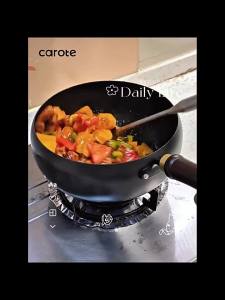 CAROTE | Cast Iron Non-Stick Frying Pan Set