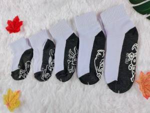 ถุงเท้านักเรียน ยกโหล 12คู่ แบบ มีกันลื่น เนื้อผ้าดี ไม่ย้วยง่าย เกรดA