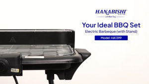 Hanabishi HA1399 Electric Barbeque Set with Stand 2000W ID38066 B006