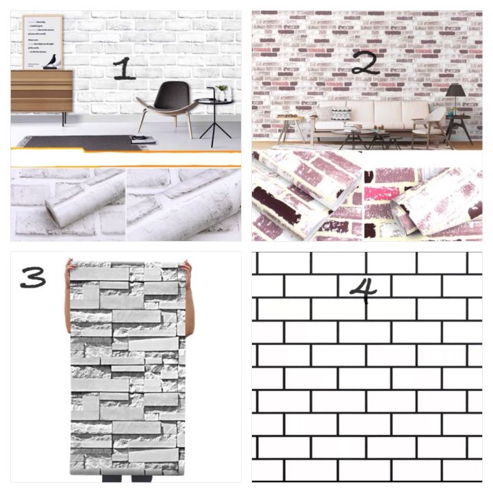 10m Thick Wallpaper Brick Wallpaper 3d Brick Wallpaper Self Adhesive 3d