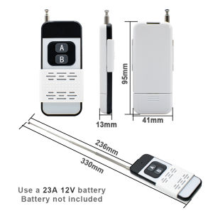Zigbee Tuya WiFi Garage Door Receiver Use with SmartLife APP Alexa 433MHZ Fixed Code and Rolling Code RF Remote Control 7-32V