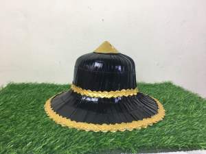 หมวกพระนเรศวรสำหรับเด็ก หมวกนักรบไทยสมัยโบราณ เหมาะสำหรับใส่แสดงงานต่างๆ ขนาดปลีกหมวก 30 cm. บริเวณสวม 15 cm.