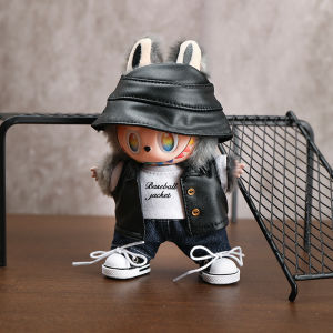 Bộ Quần Áo Labubu PVC 17cm Cho Đồ Chơi Búp Bê Bằng Cao Su Pha Trộn Bộ Trang Sức Treo Quần Áo Búp Bê Cho Đồ Chơi Búp Bê