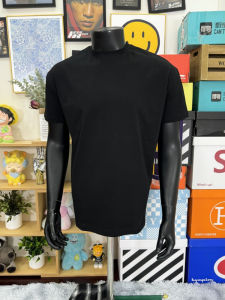 เสื้อยืดแขนสั้นคอตัวเล็กสีดำสำหรับผู้ชาย ทรงเข้ารูป ทรงเข้ารูป สไตล์ลำลอง เอวสูง ทรงหลวม ทรงลำลอง สำหรับใส่ไปเที่ยวในช่วงฤดูร้อน