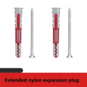 20PCS Expansion Tube Pipe Self Tapping Screw Drywall Drilling Plug Metal Wall Anchor Serrated Thorny Bolts Fastener Anchors
