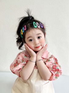 Rainbow Hair Clips for Girls Cute Fringe BB Clips Childrens Candy Colorful Hair Accessories 10 Pieces Set Kids Fashion Hair Decorations