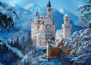 500/1000/1200/2000PCS Schwanstein Castle Jigsaw Puzzle Home Decor Adults Puzzle Games Family Fun Floor Puzzles Educational Toys