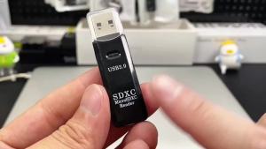2 IN 1 USB 2.0 3.0 High Speed Card Reader Support SD TF Memory Card Portable USB Plug and Play for PC Laptop Camera Car Mounted