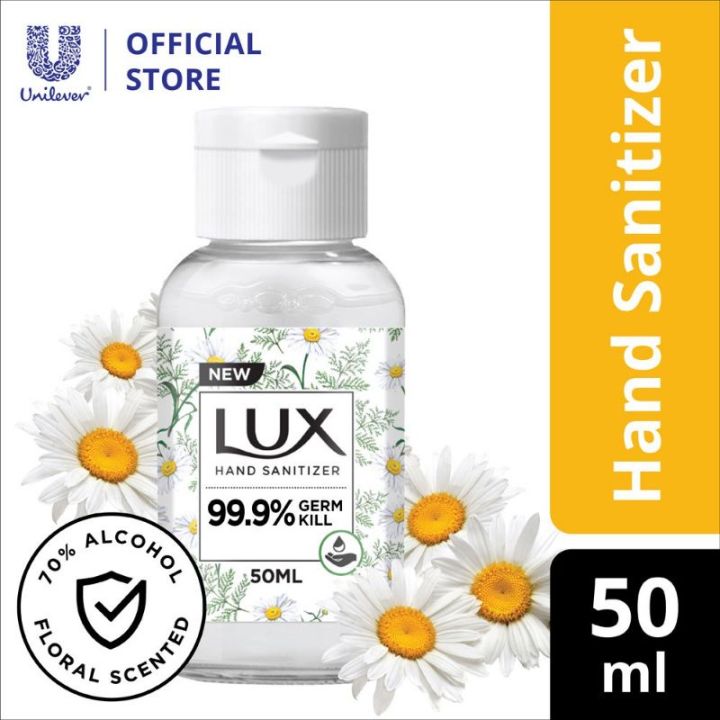 Lux Anti Bacterial Hand Sanitizer 50ml Alcohol 70%